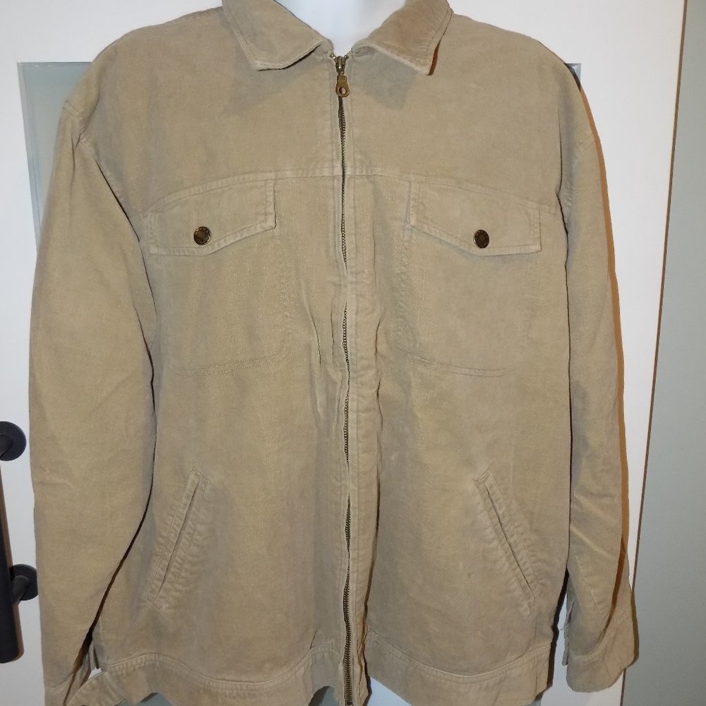 Vintage Authentic Style Target Brown Zip Up Jacket Size XXL Men's EUC